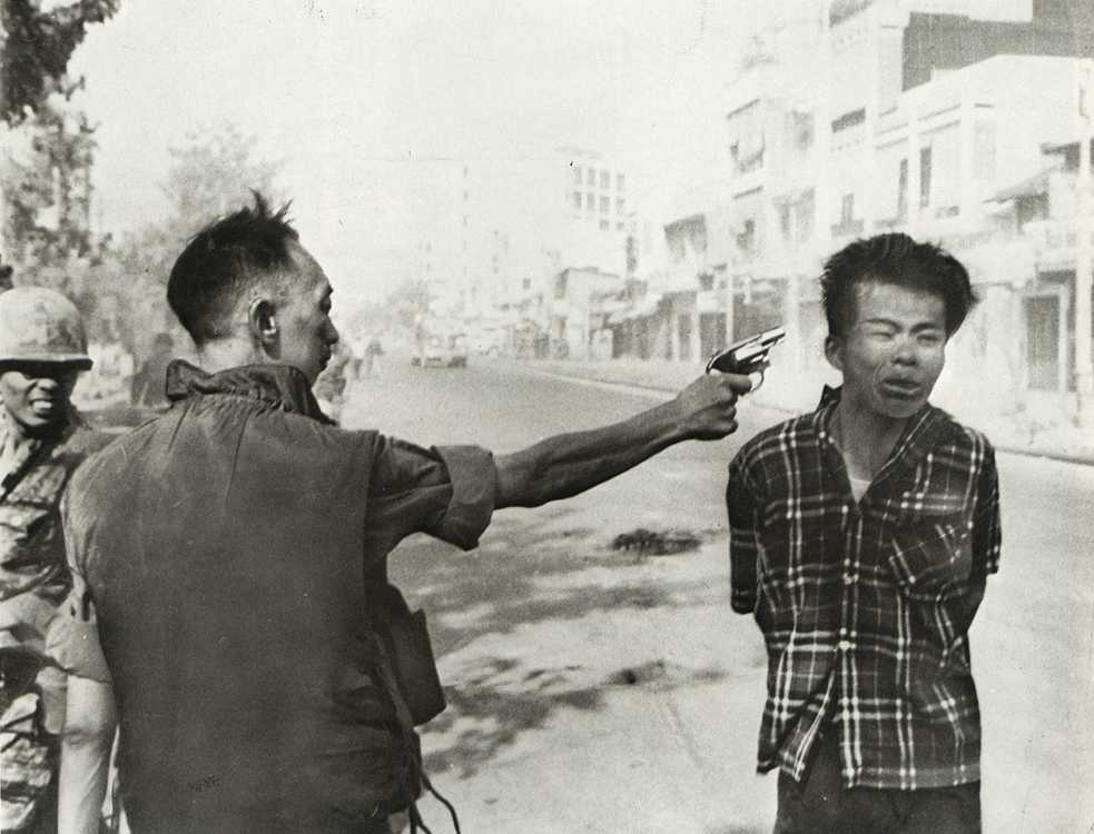 Eddie Adams's Pulitzer Prize-winning photo of General Nguyễn Ngọc Loan executing Nguyễn Văn Lm, a Viet Cong officer.