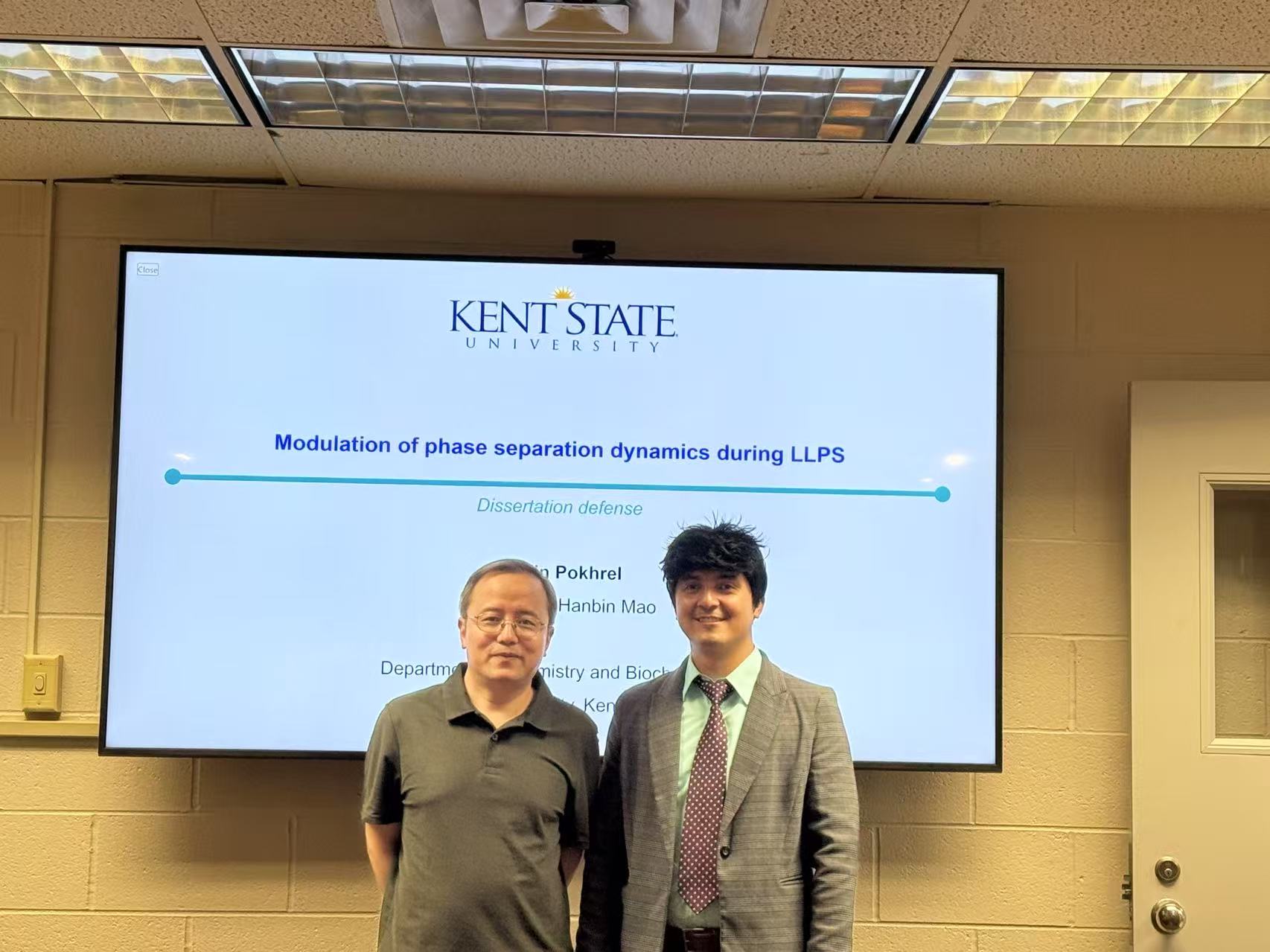 Pravin Pokhrel's dissertation defense.