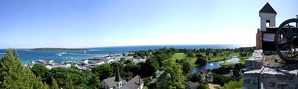 View from Fort Mackinac