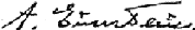 Albert Einstein's signature
