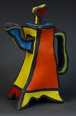 Five Color Tea Pot